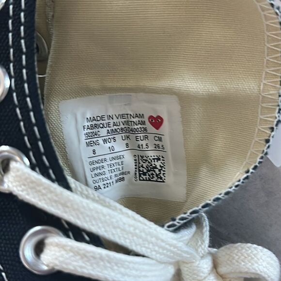 🆕 Mens Converse PLAY Comme des Garcons - Picture 5 of 7